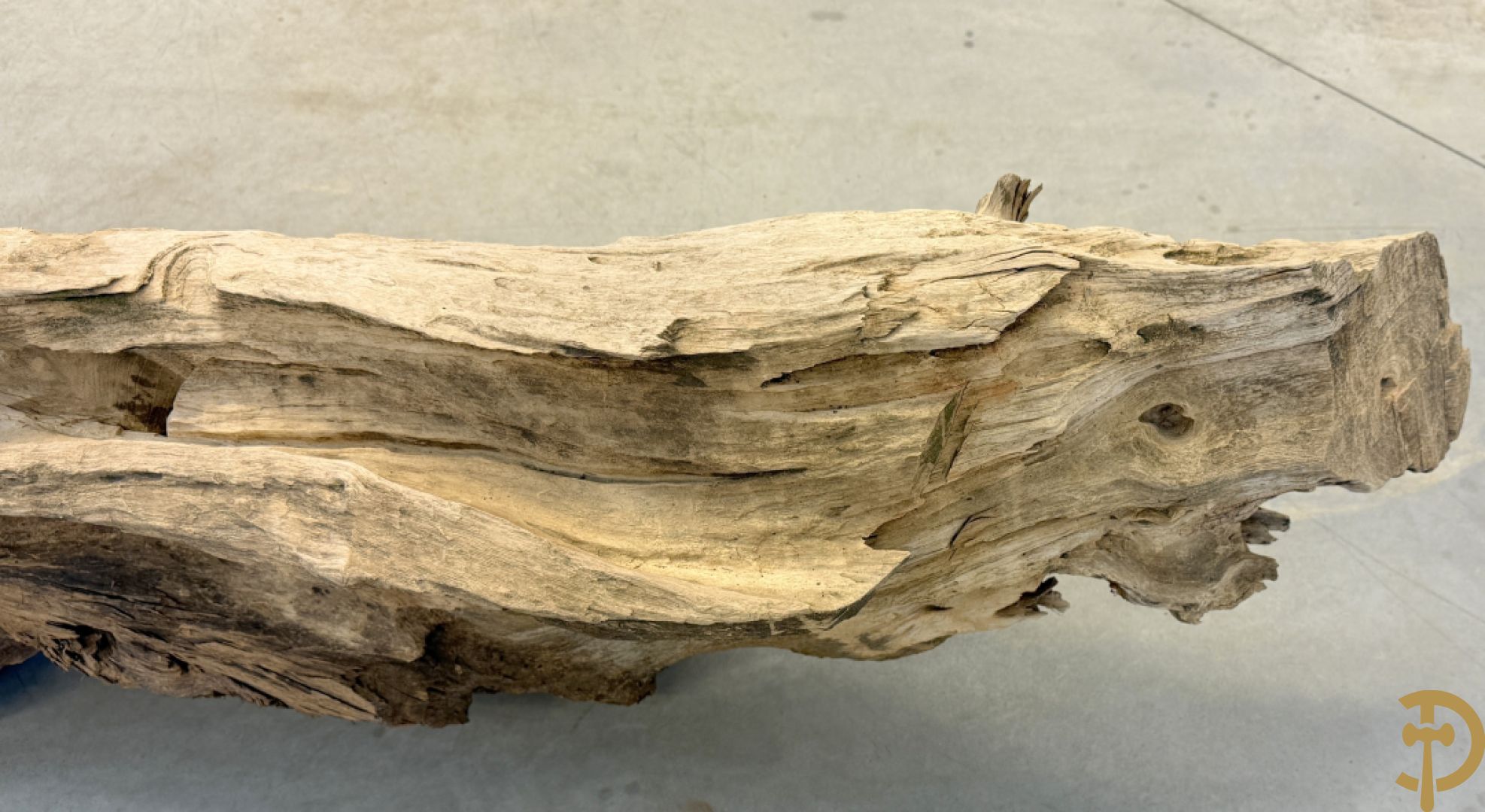 Teakhouten Aziatische sculptuur van groep olifanten