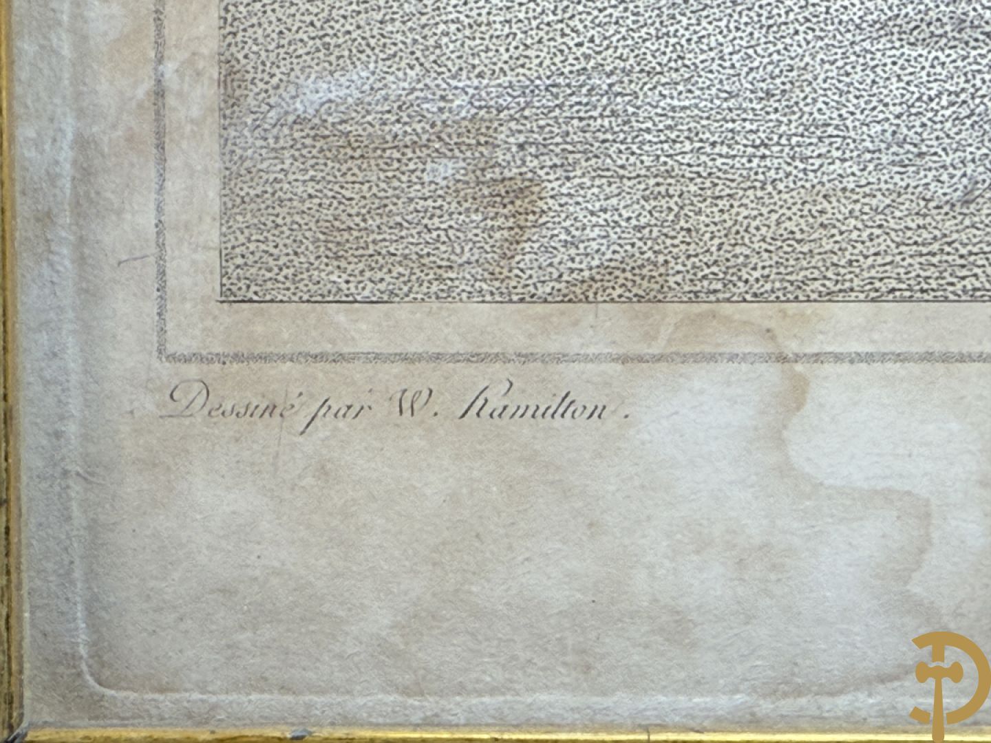 Zes oude gravures met kinderthema