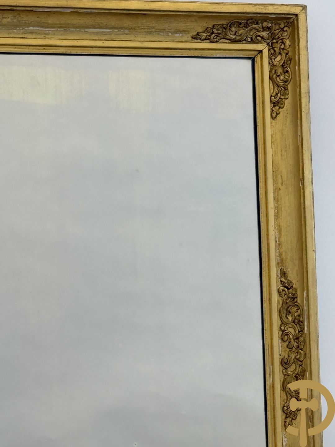 Vergulde Empire lijst met spiegel