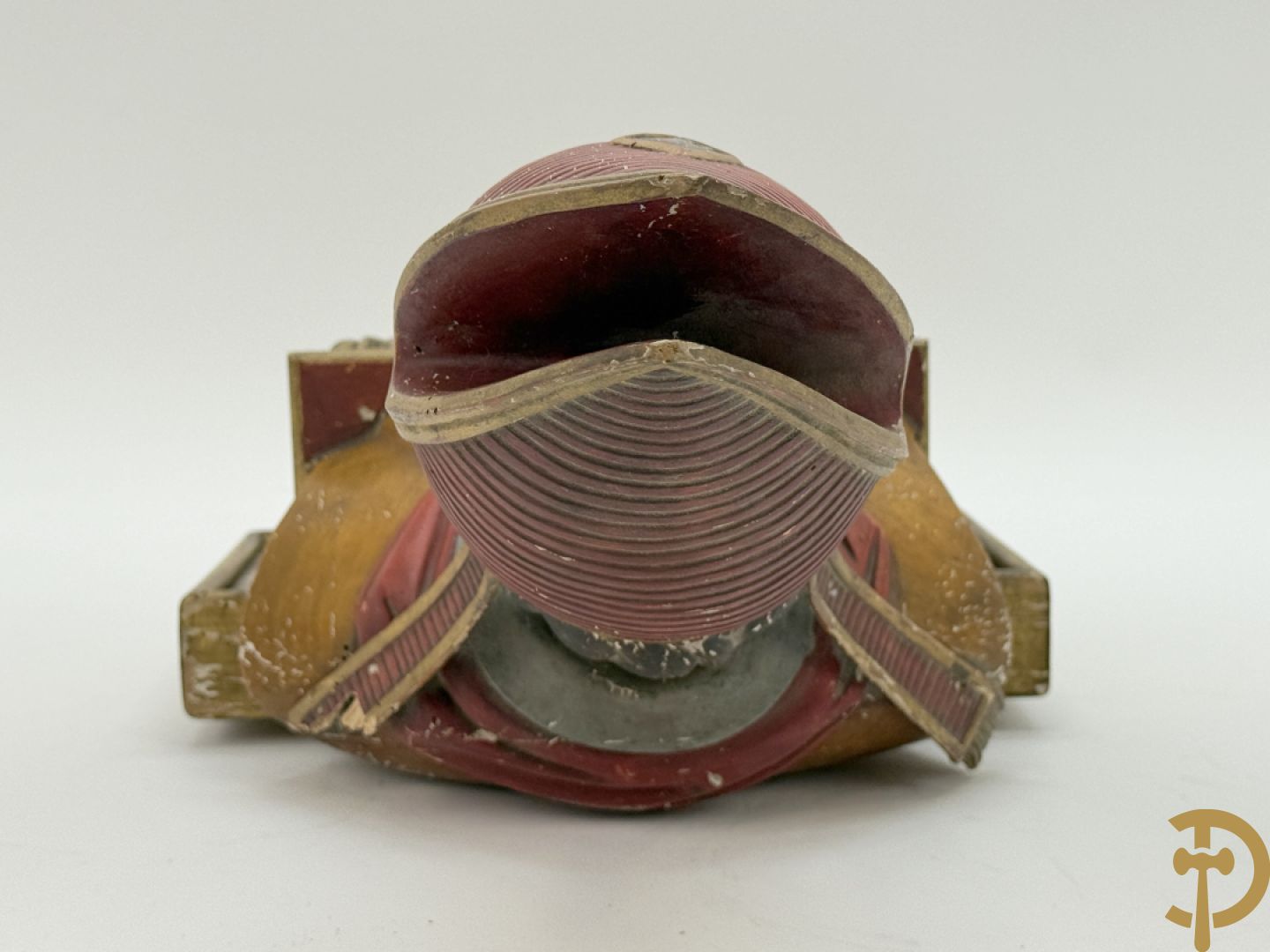 Gepolychromeerde houtsculptuur 