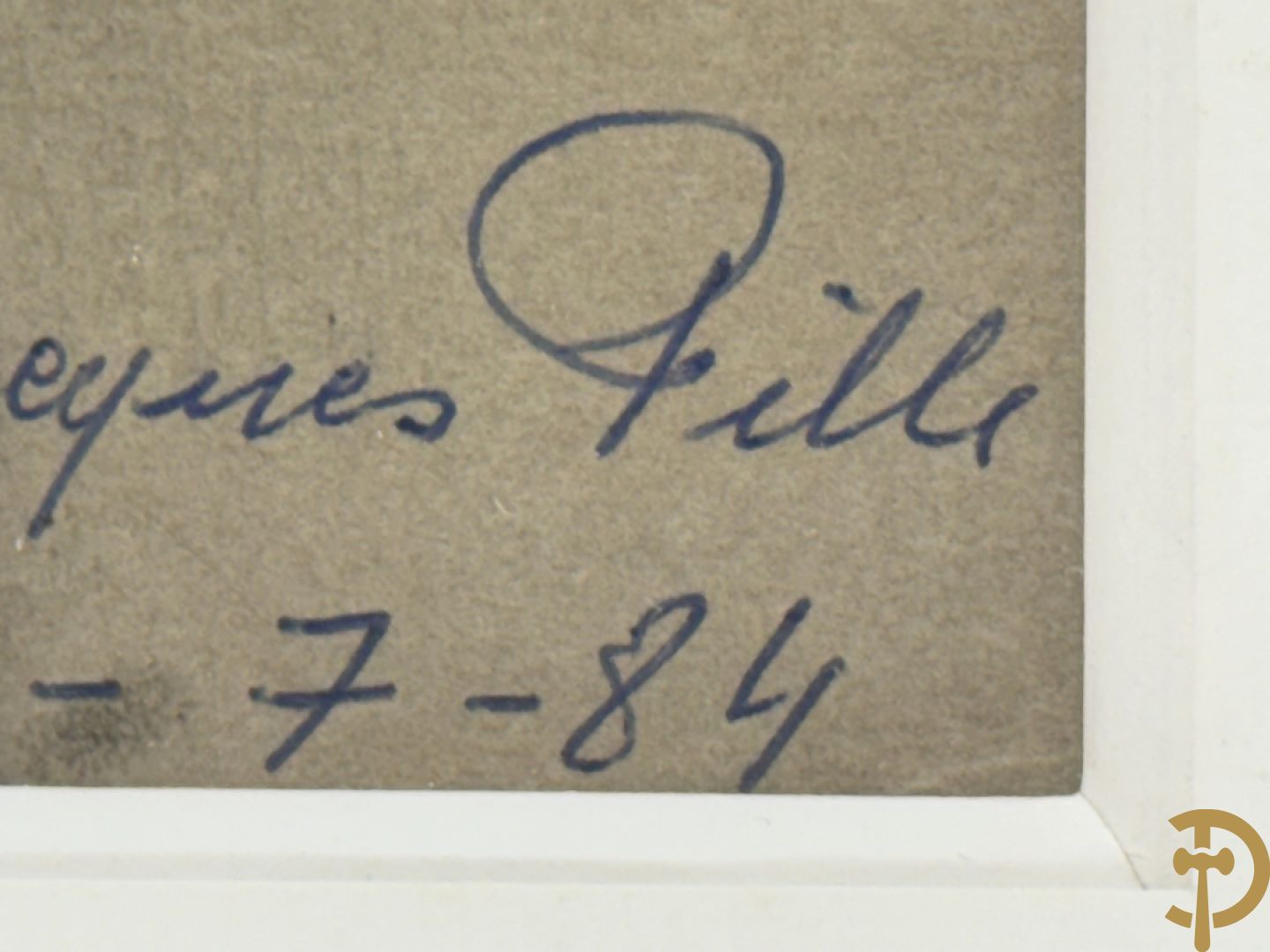 PILLE Jacques getekend 16/7/84 