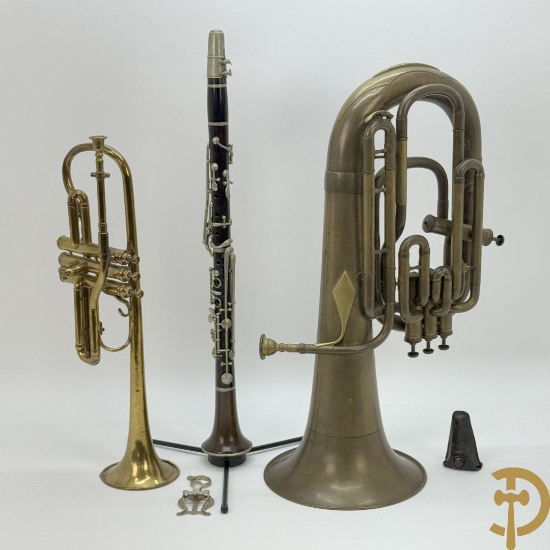 Klarinet + 2 trompetten