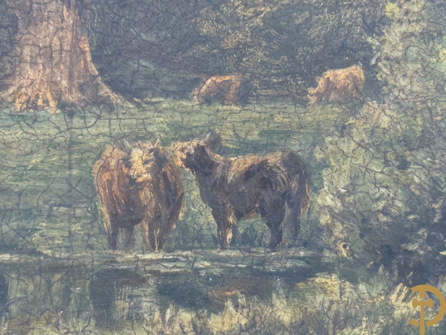 Onleesbaar getekend rechts onder 