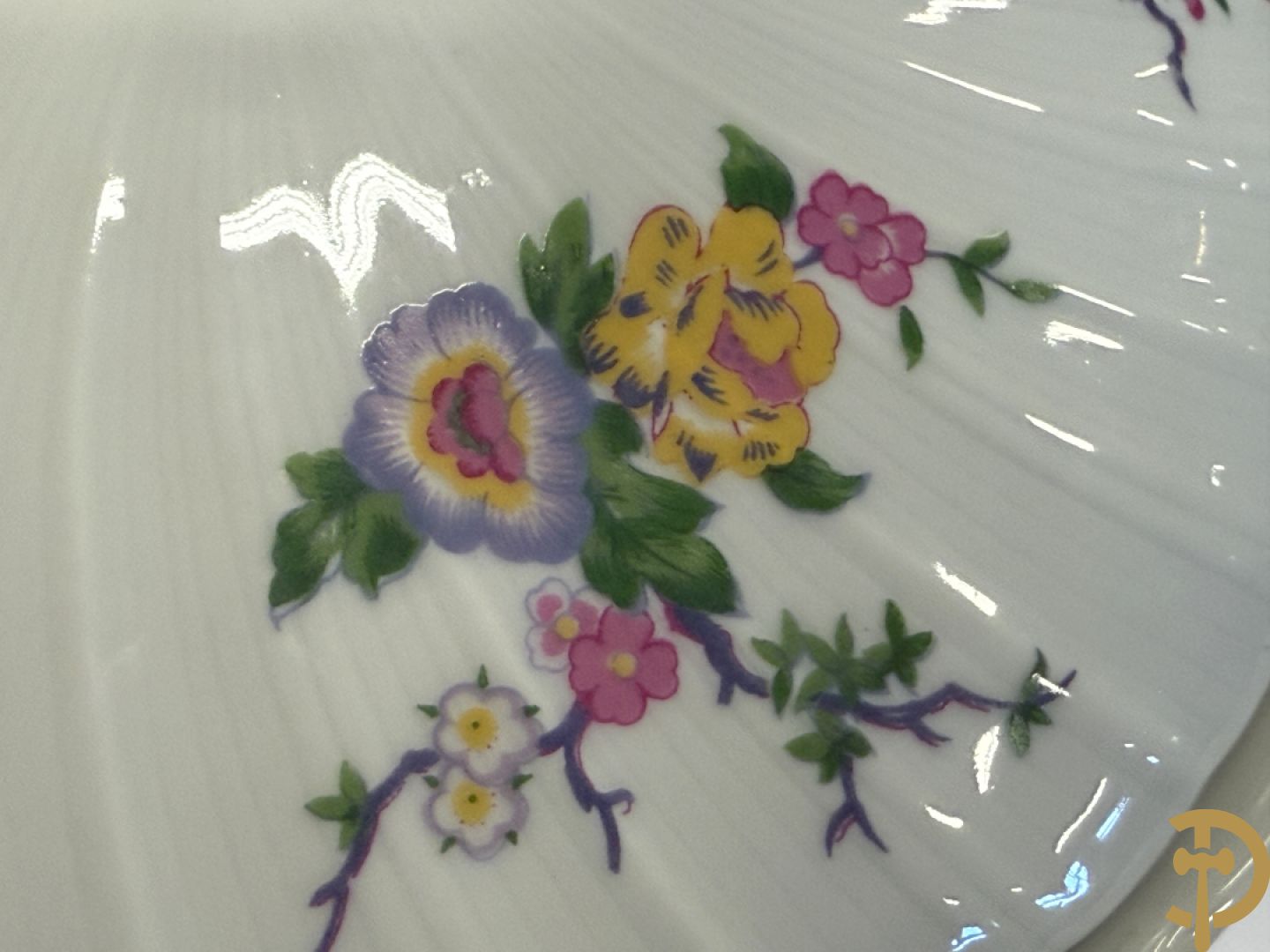 Porseleinen eet- (12-delig) en koffieservies (24- delig), Bernard Aud Limoges + porseleinen koffieservies, Haviland Limoges