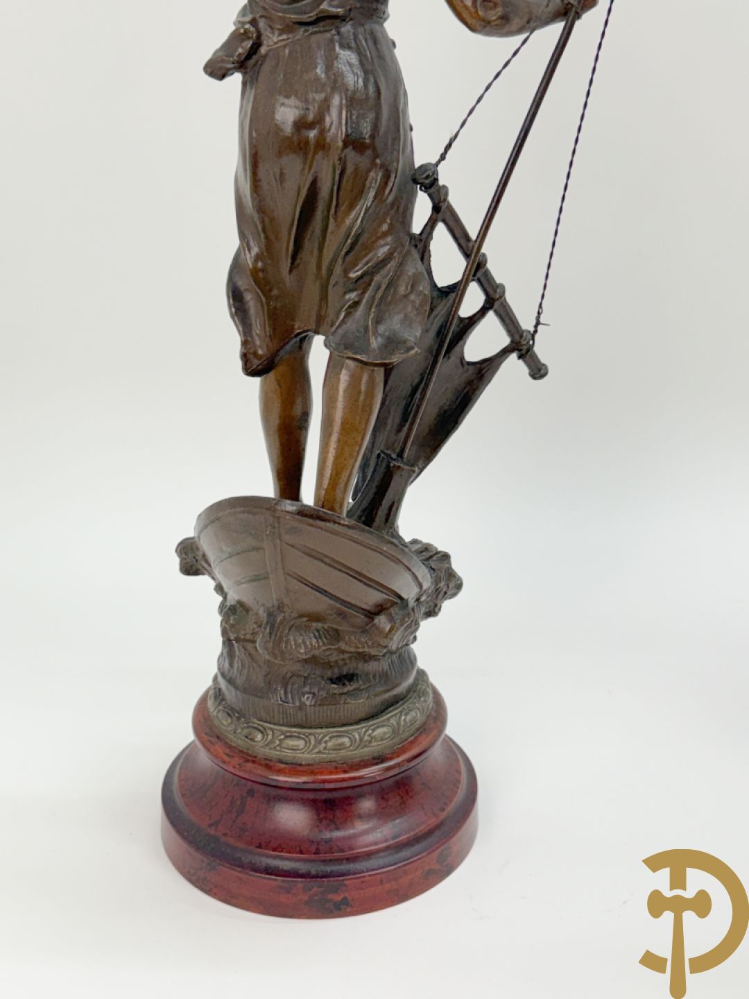 Driedelige zamak garnituur 