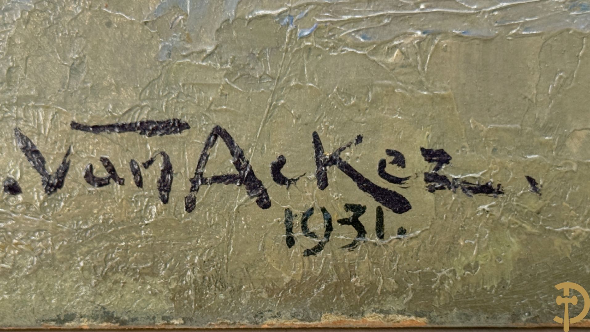 VAN ACKER Flori getekend 1931 