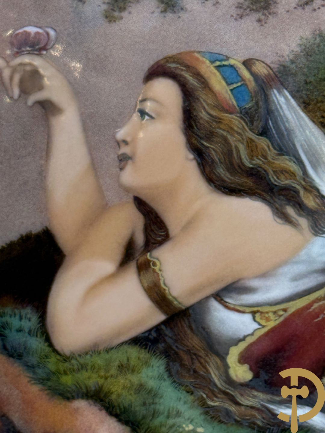 GRAFEUIL A. getekend Emaux de Limoges 