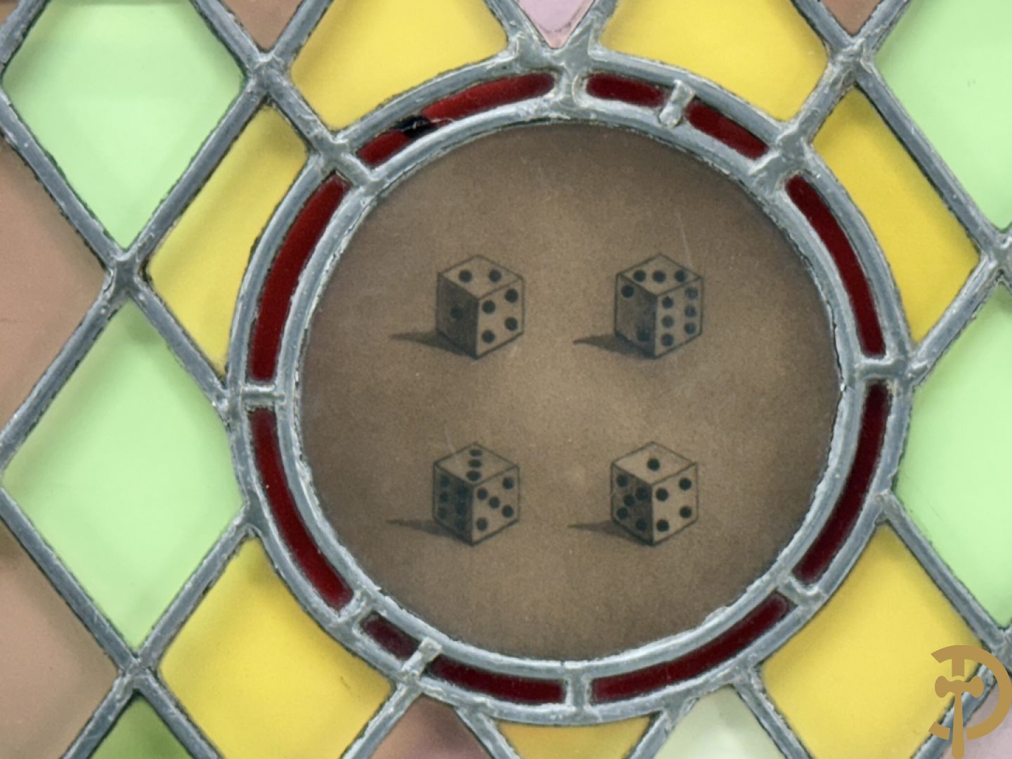 Twaalf loodramen met afbeeldingen van volksspelen