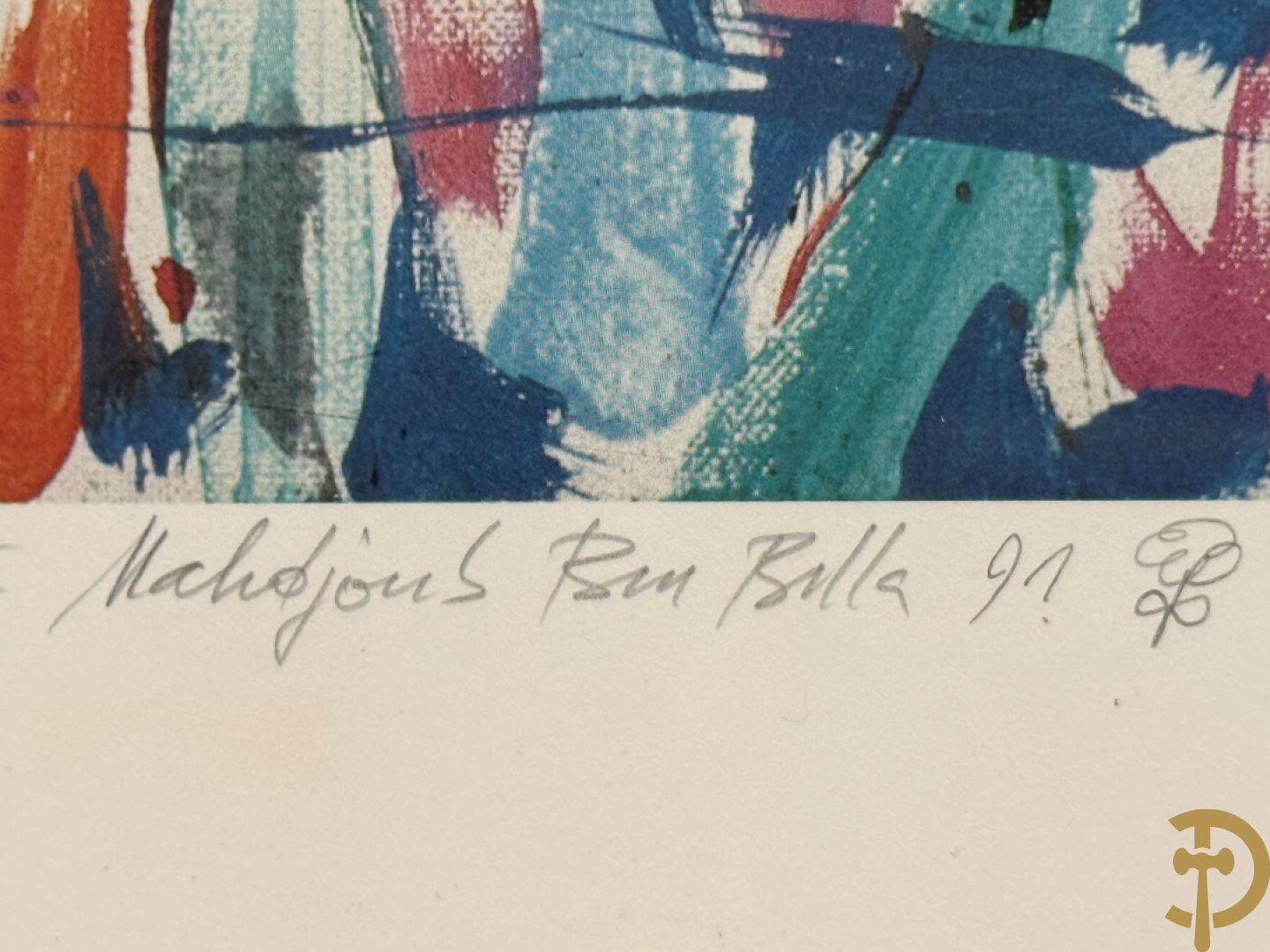 BEN BELLA M. (Mahjoub) getekend 