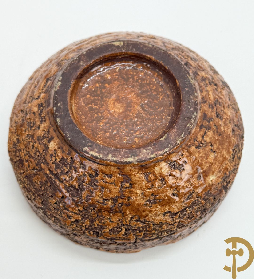 Vintage keramieken dekselpotiche van Amphora, schaal Perignem, Goud dekselpotiche, Flora Holland kaarsenhouder, zeepaard en vliegende heks