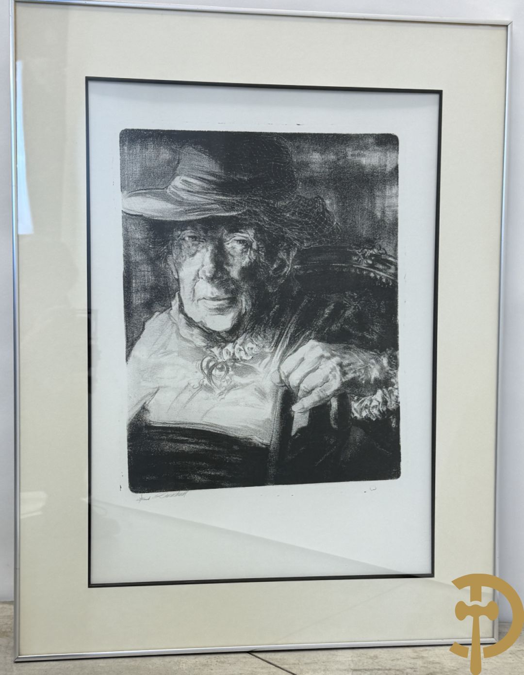 DRIESSCHAERT H. get. Kunstmap met 15 lithografieën met inleidend woord van Gaby Gyselen - 17/40 + DRIESSCHAERT getekend 