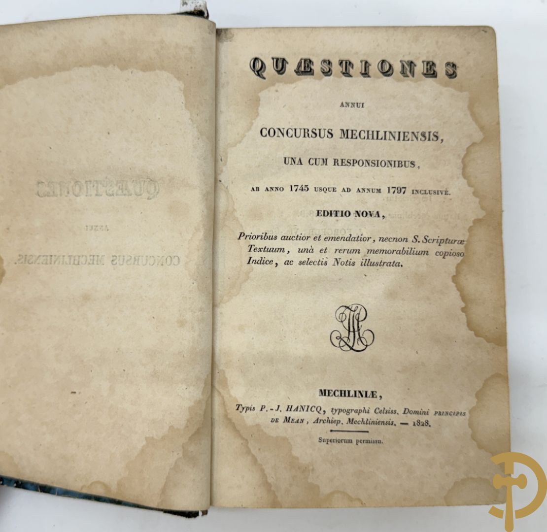 Reeks oude theologische boeken met lederen kaft 17e-18e w.o. Moralis Christiana, Missale Romanum  en Bibliorum Concordantia