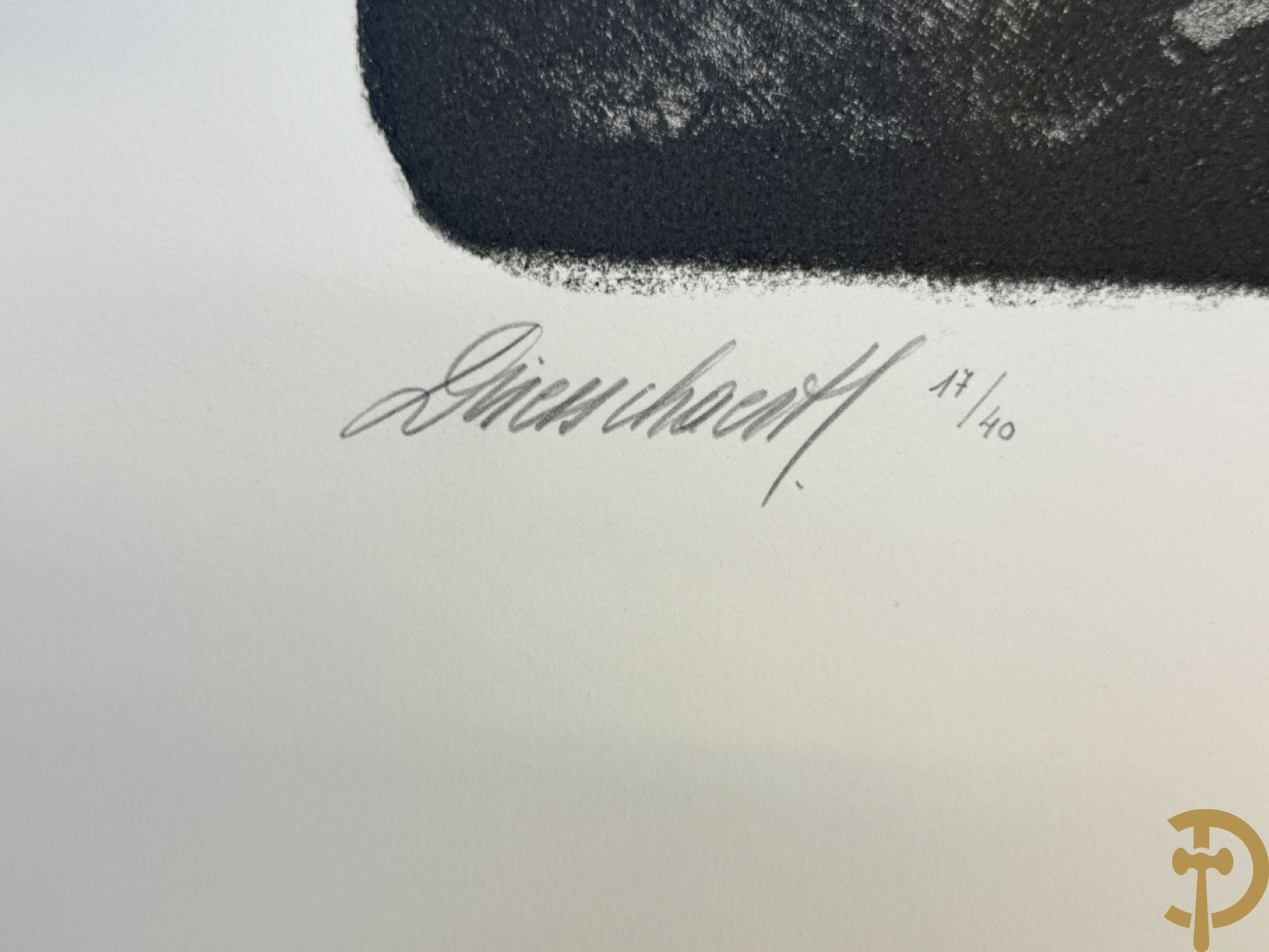 DRIESSCHAERT H. get. Kunstmap met 15 lithografieën met inleidend woord van Gaby Gyselen - 17/40 + DRIESSCHAERT getekend 