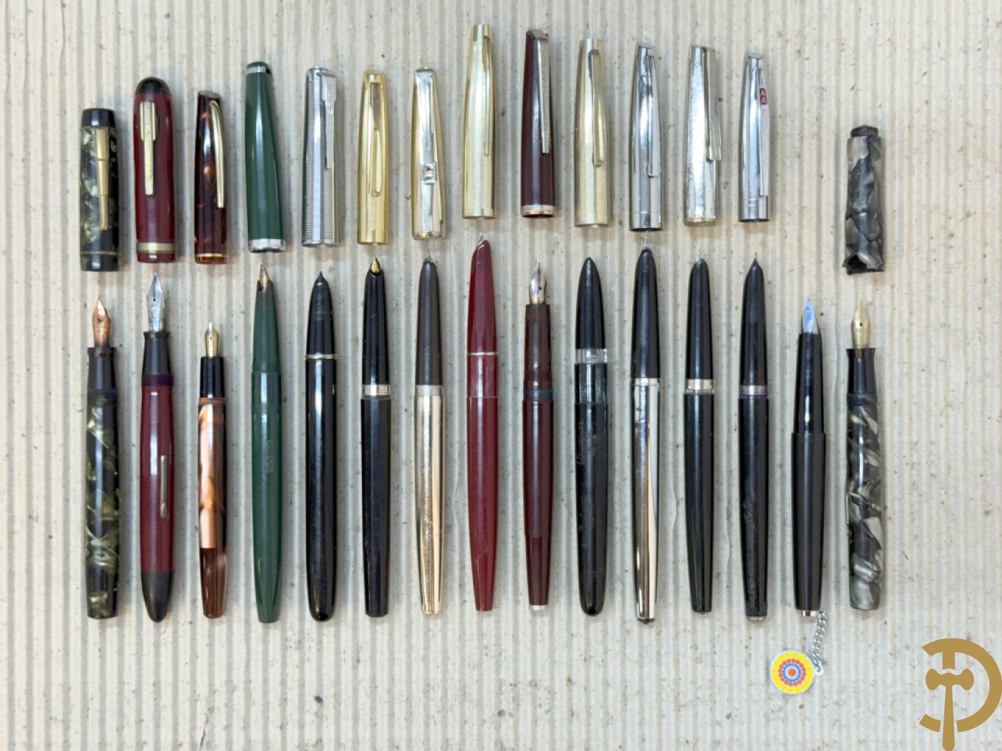 Vijftien oude vulpennen w.o. 4 uit de jaren 