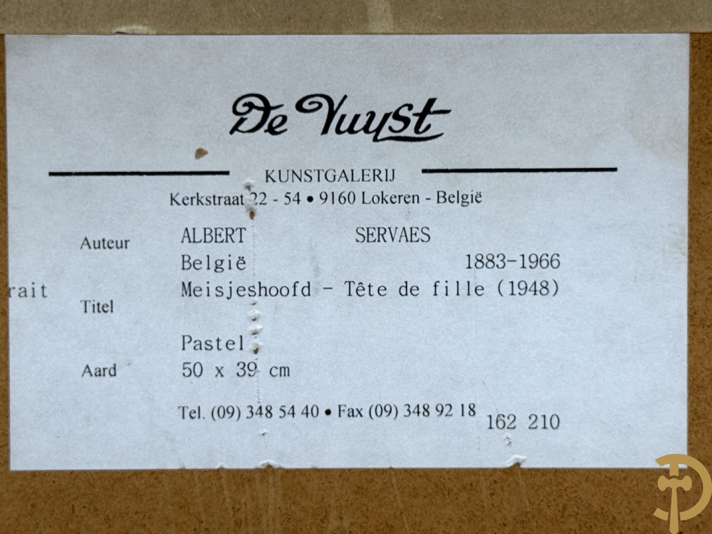 SERVAES Albert getekend 1948 