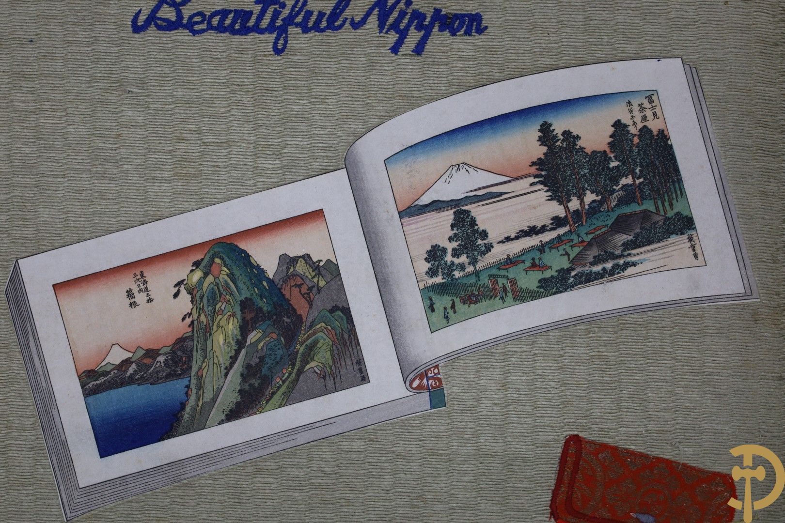 Japans boek, mooi verlucht met houtsnedes 