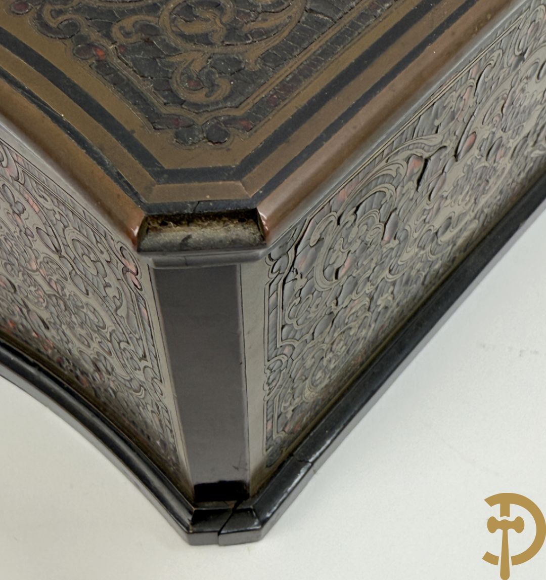 Theebox in Boulletechniek, 19e