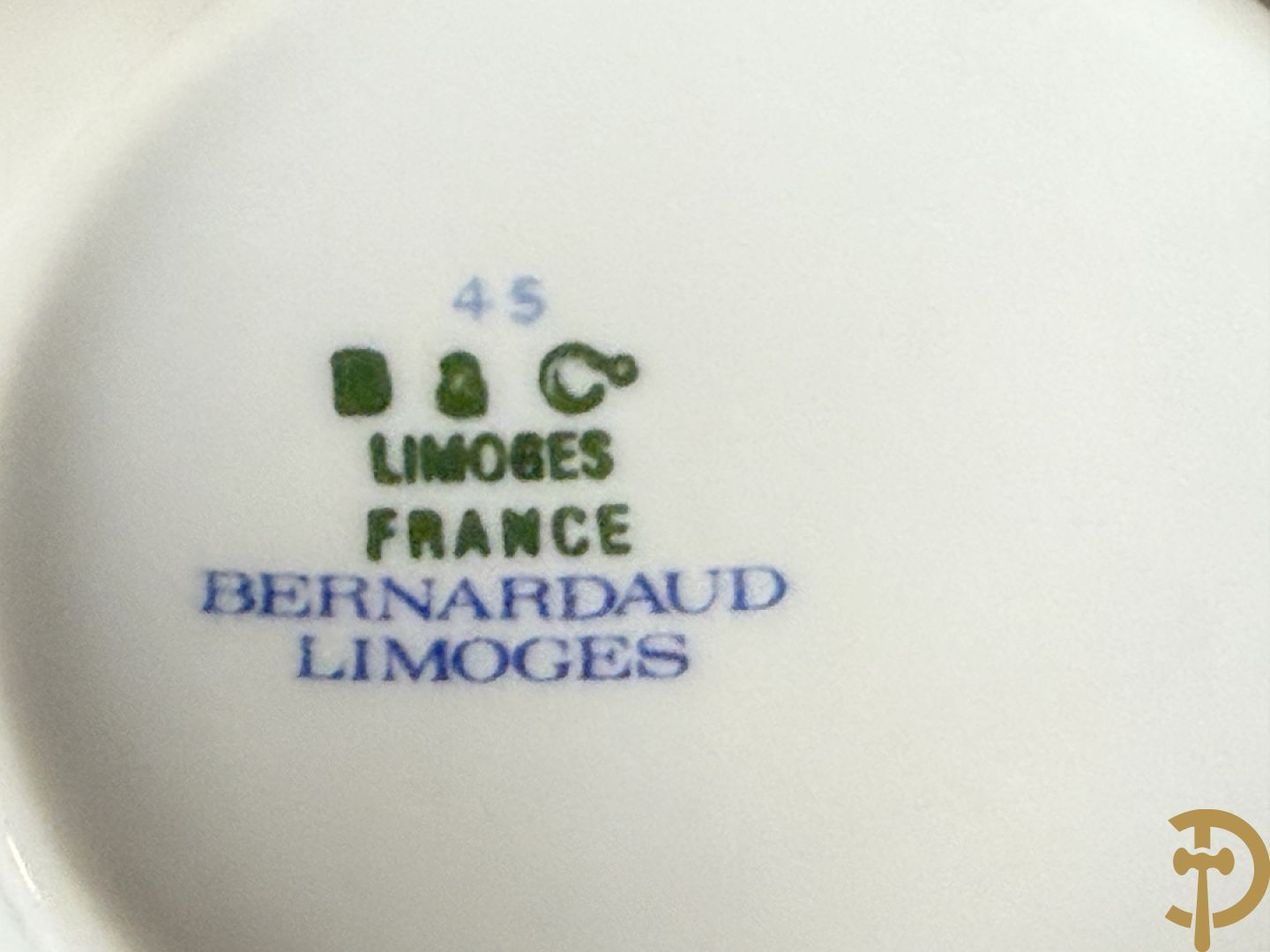 Porseleinen eet- (12-delig) en koffieservies (24- delig), Bernard Aud Limoges + porseleinen koffieservies, Haviland Limoges