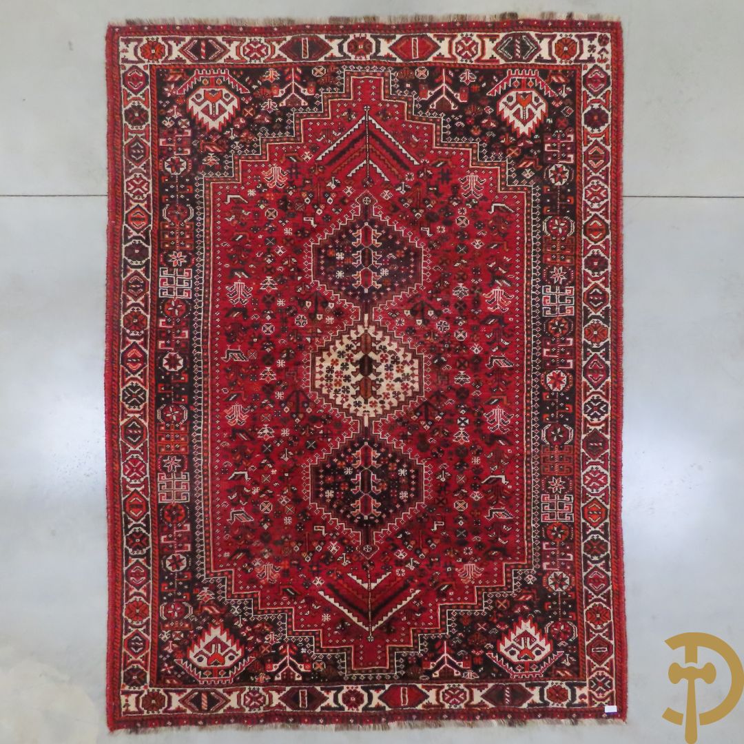 Oosters handgeknoopt tapijt Shiraz