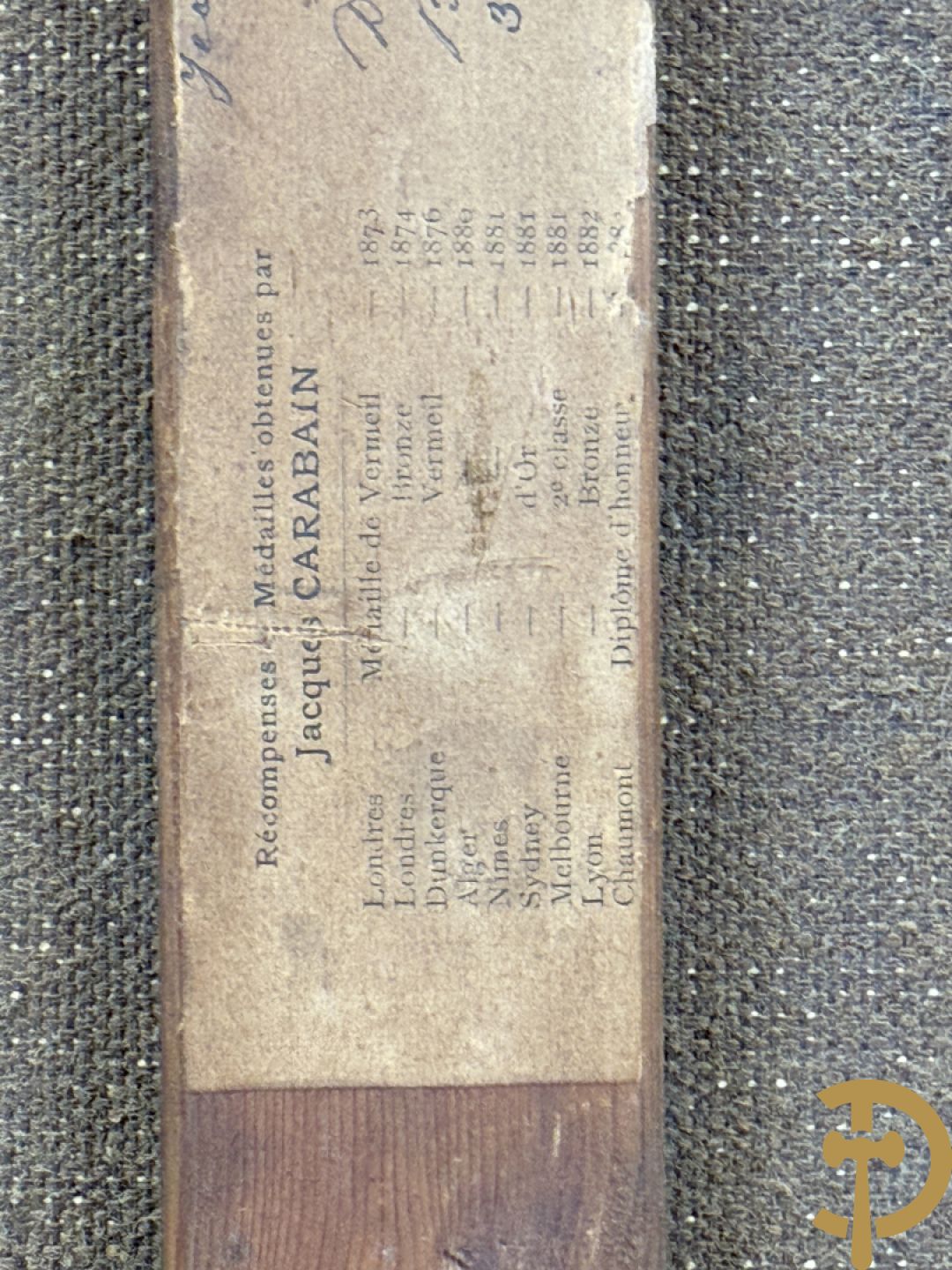 CARABAIN Jacques getekend 