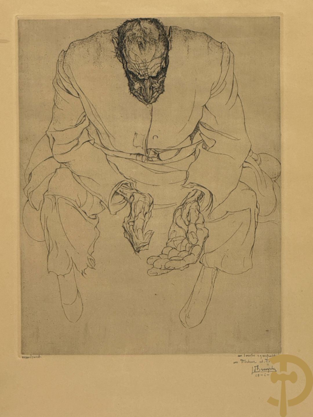 DE BRUYCKER J. (Jules) getekend 28-6-22 