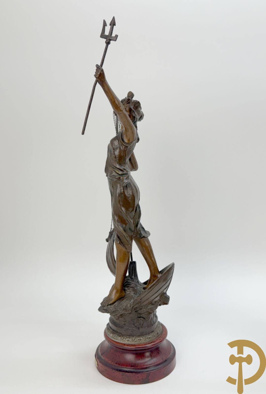 Driedelige zamak garnituur 