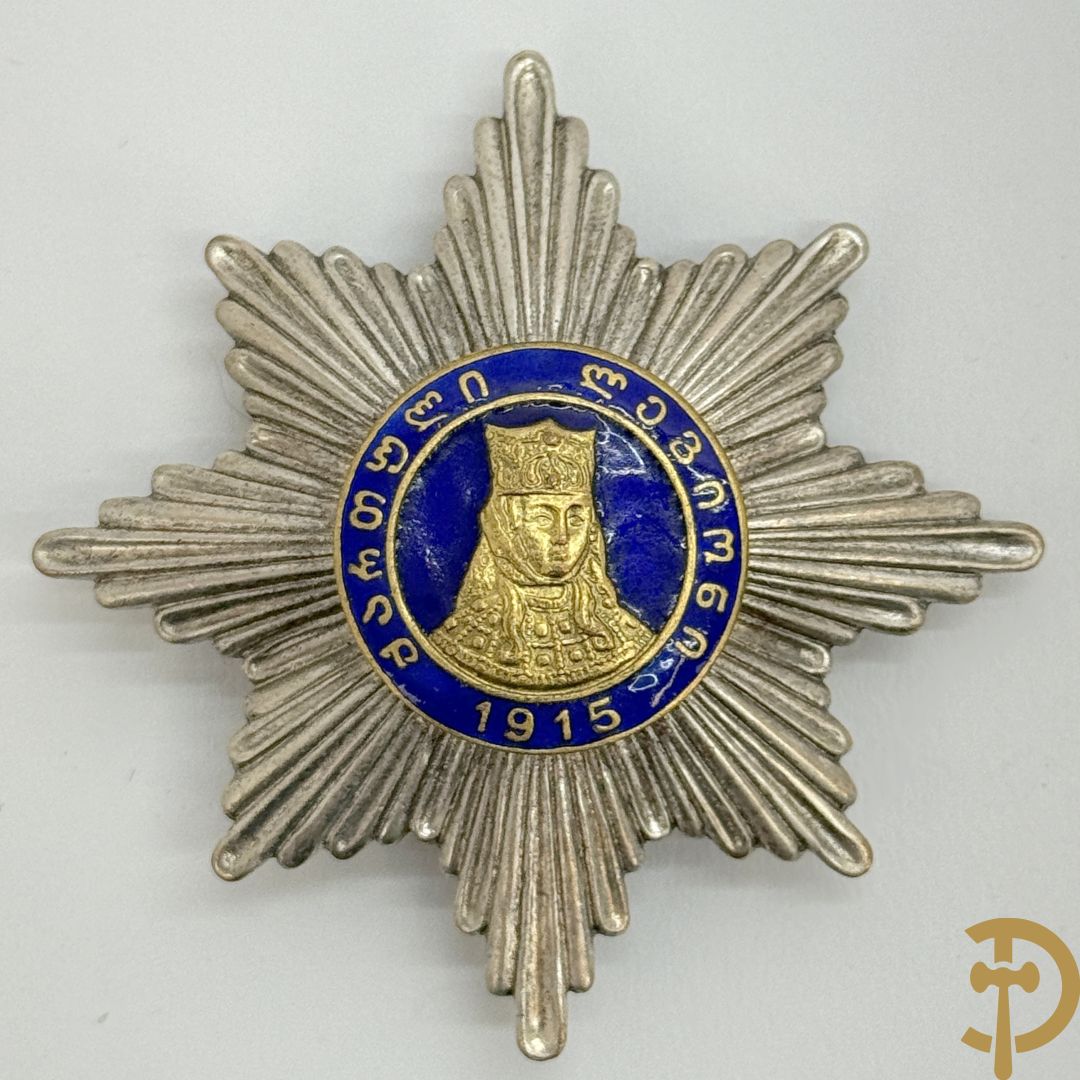 Groot ereteken Georgië borstster Order of Queen Tamara