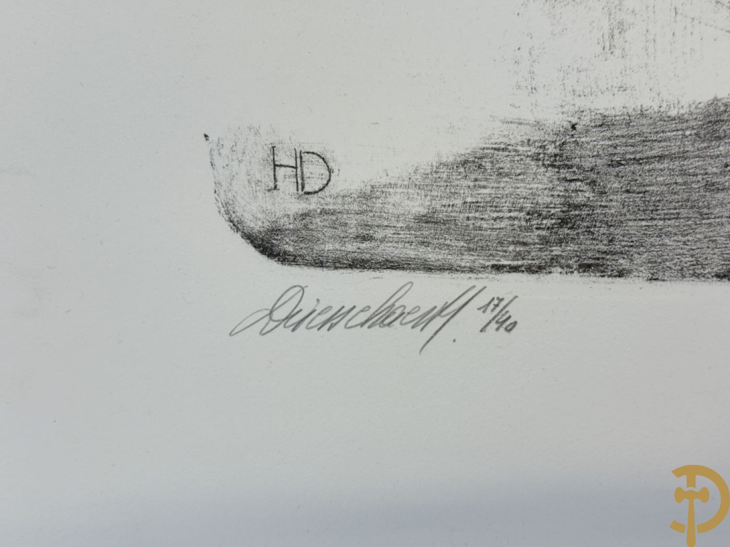 DRIESSCHAERT H. get. Kunstmap met 15 lithografieën met inleidend woord van Gaby Gyselen - 17/40 + DRIESSCHAERT getekend 