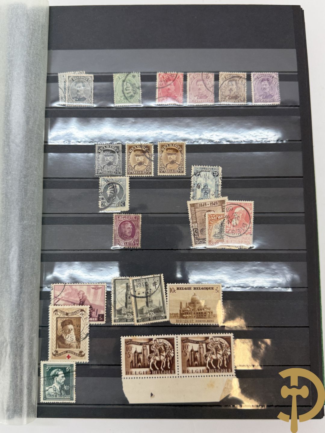 10 postzegelalbums van o.a. Duitsland, Congo, België, ... - Heel divers met veel zeldzame zegels