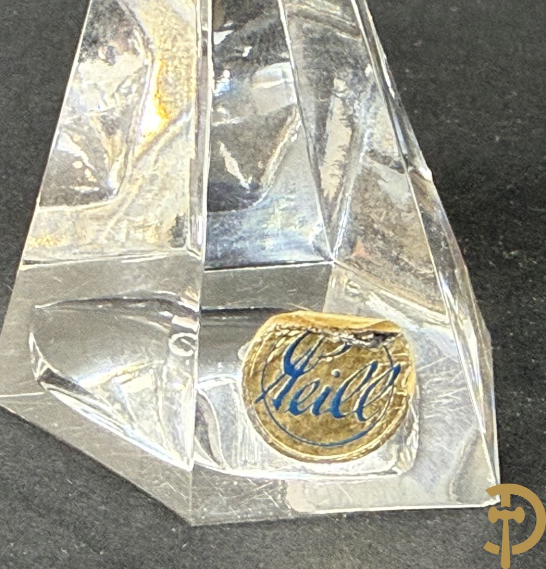 Kristallen glasservies Peill, bestaande uit 11 rode wijnglazen, 11 witte wijnglazen, 12 waterglazen en 11 champagne glazen