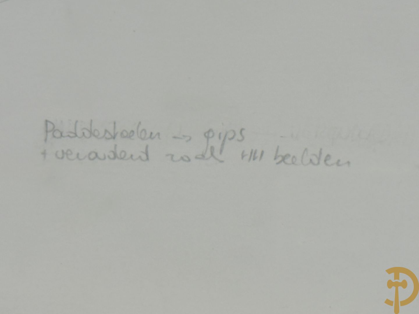 AERTS getekend (Michaël) verso gedateerd 2003 