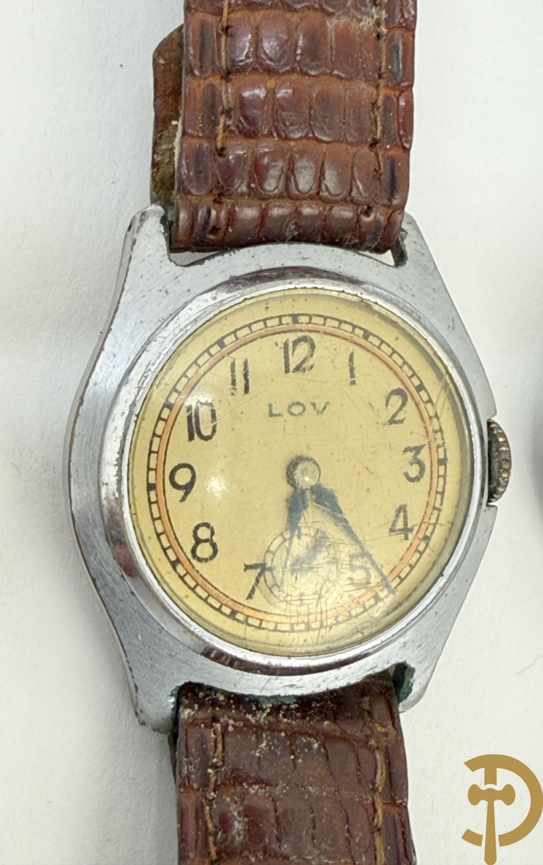 Zeventien vintage dames- en heren polsbandhorloges + 2 binnenwerken