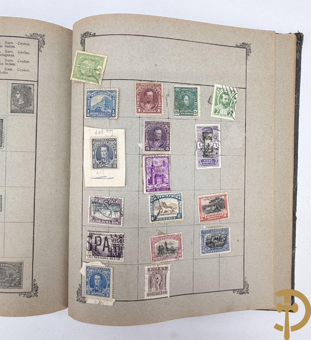 10 postzegelalbums van o.a. Duitsland, Congo, België, ... - Heel divers met veel zeldzame zegels