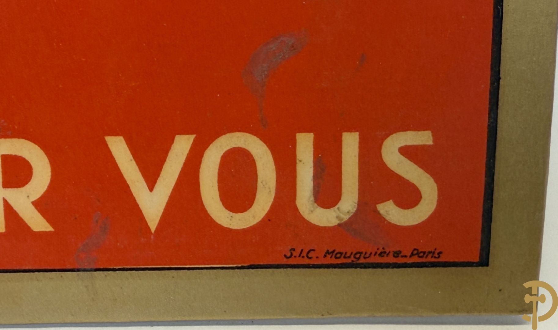 Lot kartonnen publiciteitsmateriaal o.a. Zan door Bernard Carant/Paris, G.ve Tessier Fils door Max Sidaine en Biscottes Reinette