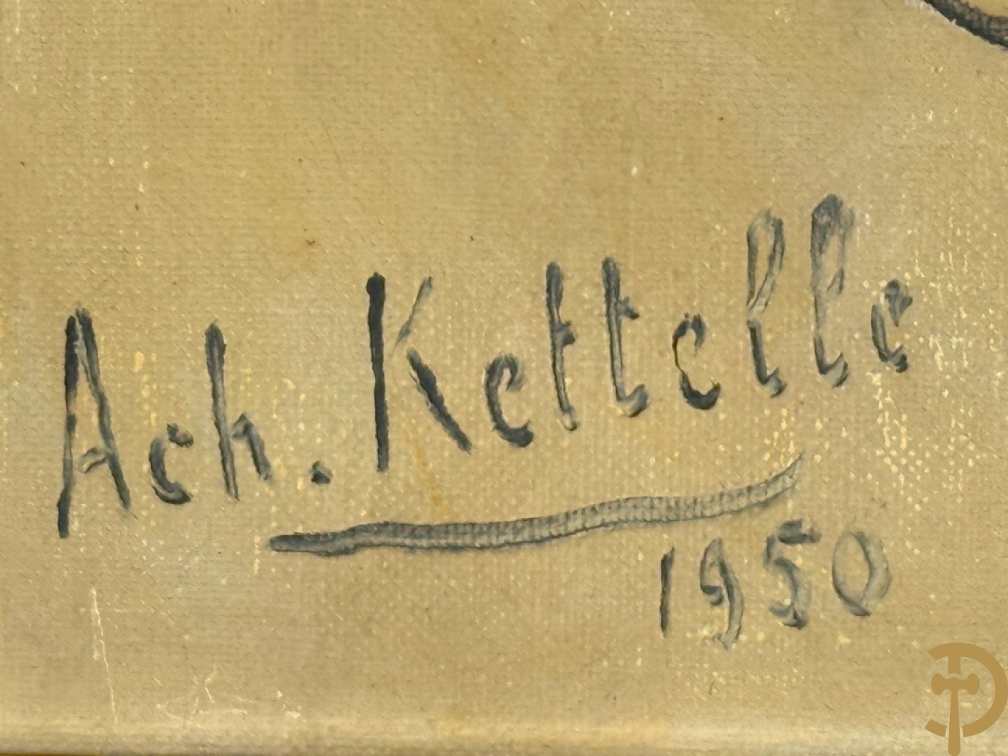 KETTELE Ach. getekend 1950 
