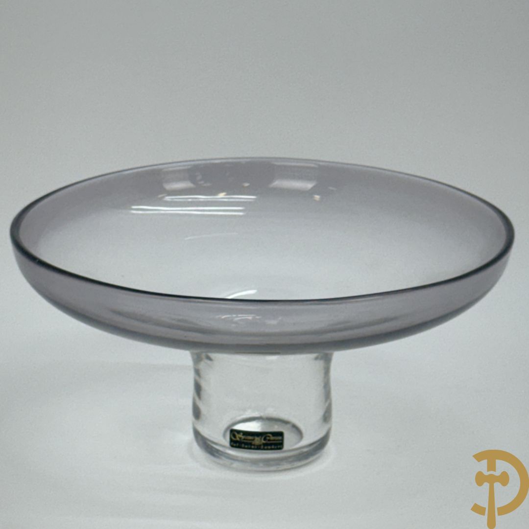 Helder glazen coupe, Collard A., nummer 6 1995, Studio Kristal van Val-Saint-Lambert