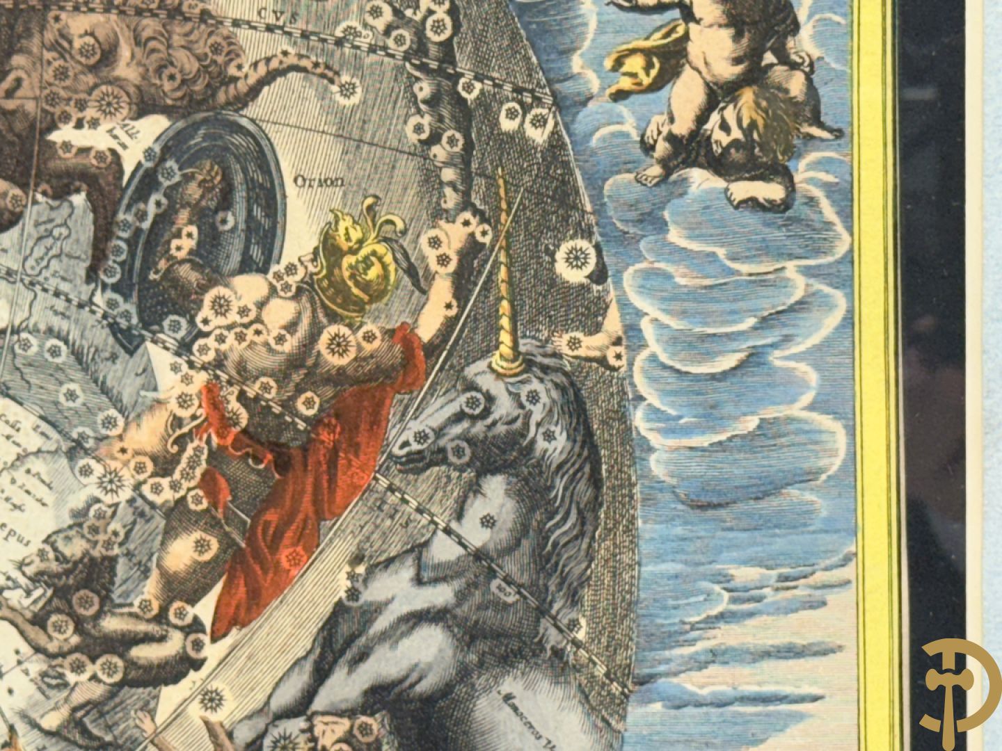 HONDIUS Hendricus 1661 getekend 
