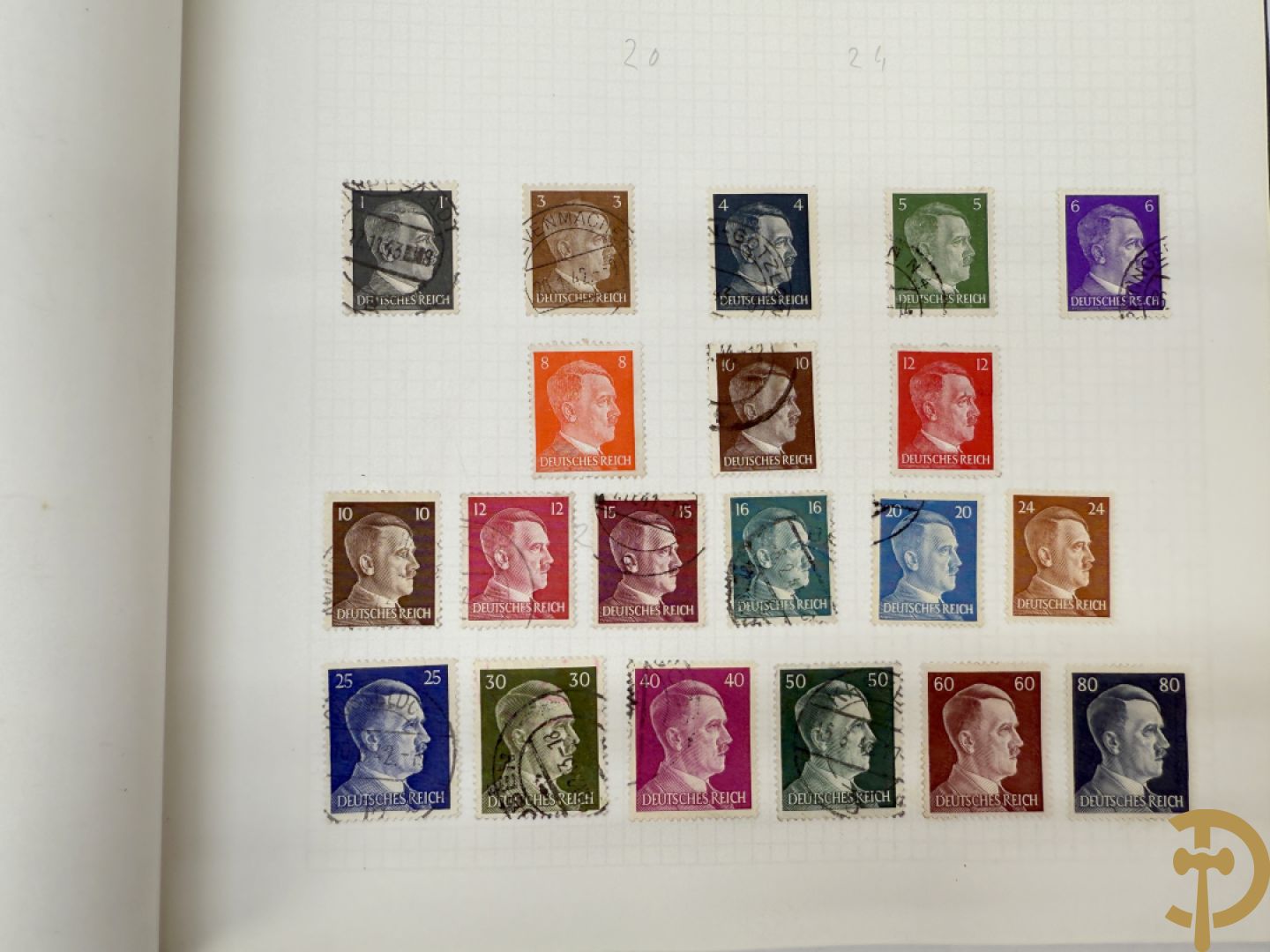10 postzegelalbums van o.a. Duitsland, Congo, België, ... - Heel divers met veel zeldzame zegels