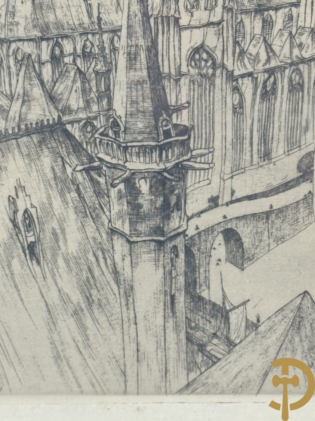 DEBRUYCKER J. getekend Gand 