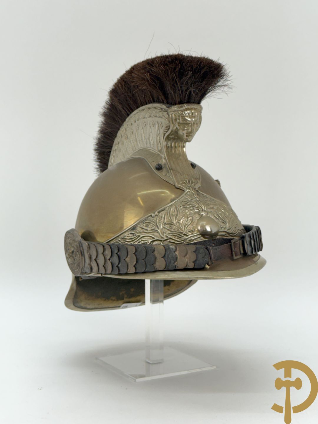 Koperen helm gendarme, model 1912