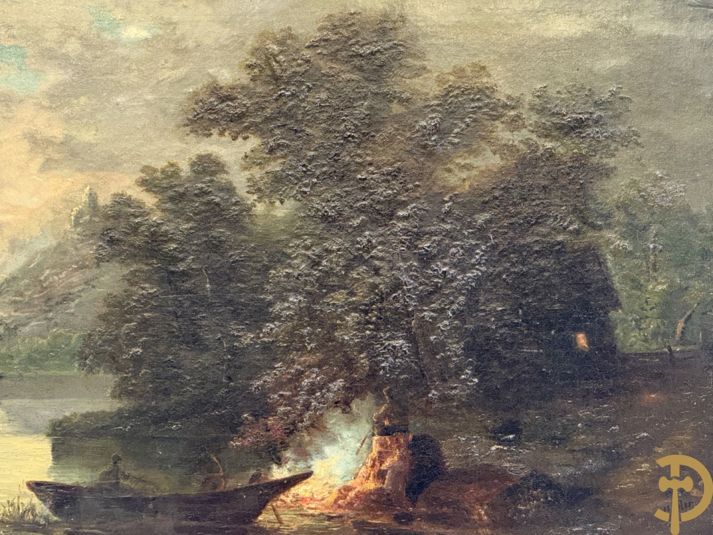 A.H. 1885 gemonogrammeerd rechts onder (August Hörter) 
