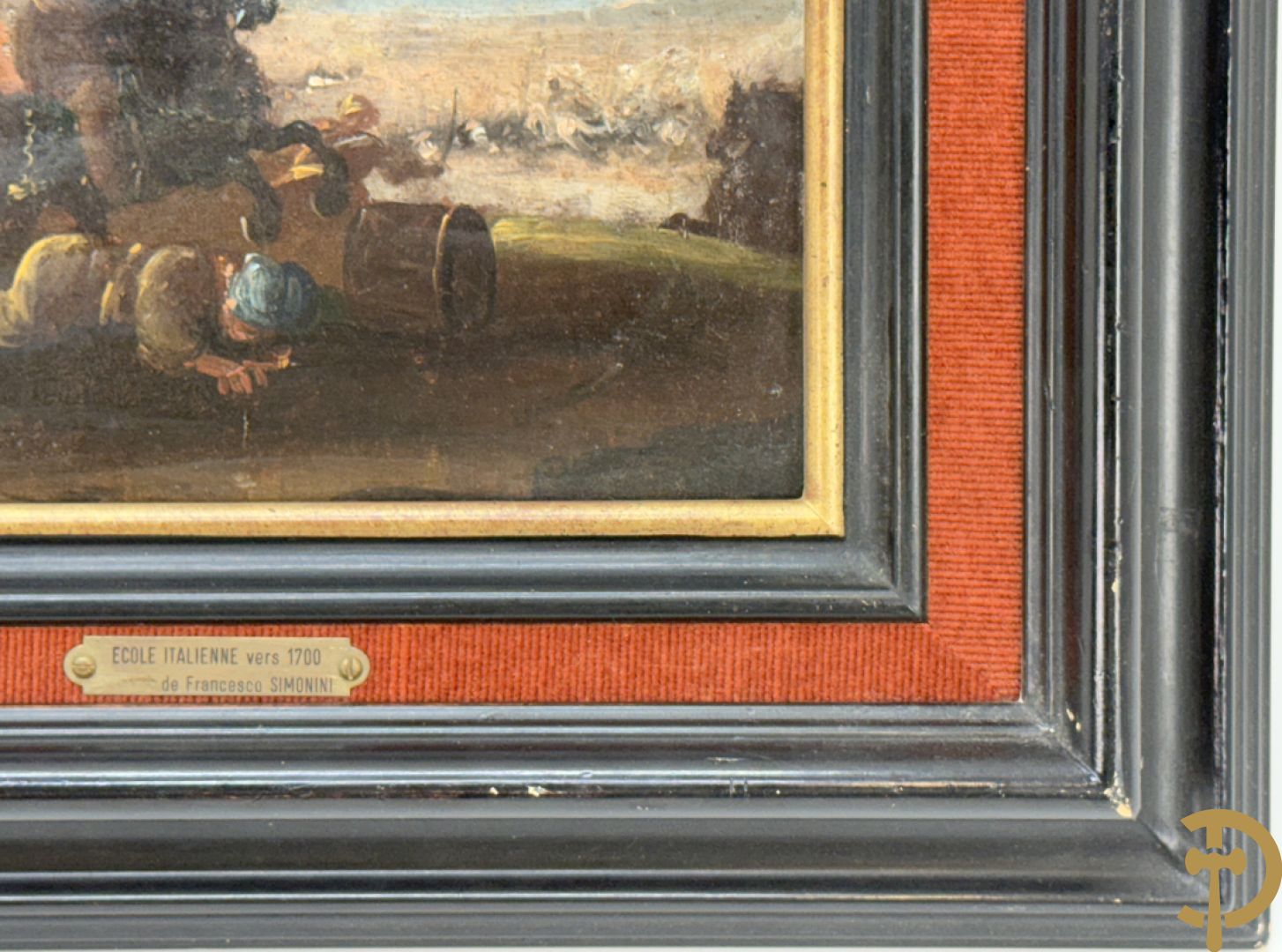 Italiaanse school toegeschreven aan Francesco SIMONINI en achteraan gerefereerd 