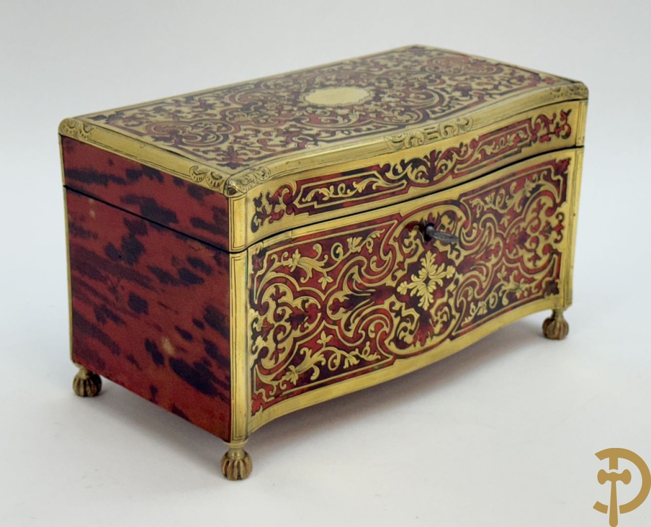 Theebox met koper en schildpad, Napoleon III