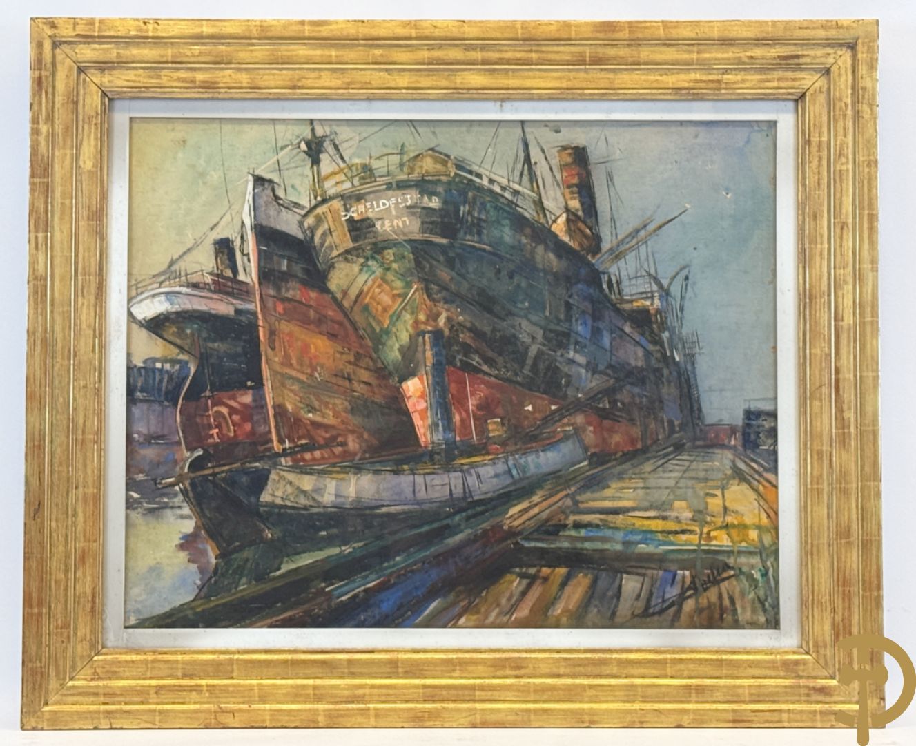 DELEU A. getekend 1933 