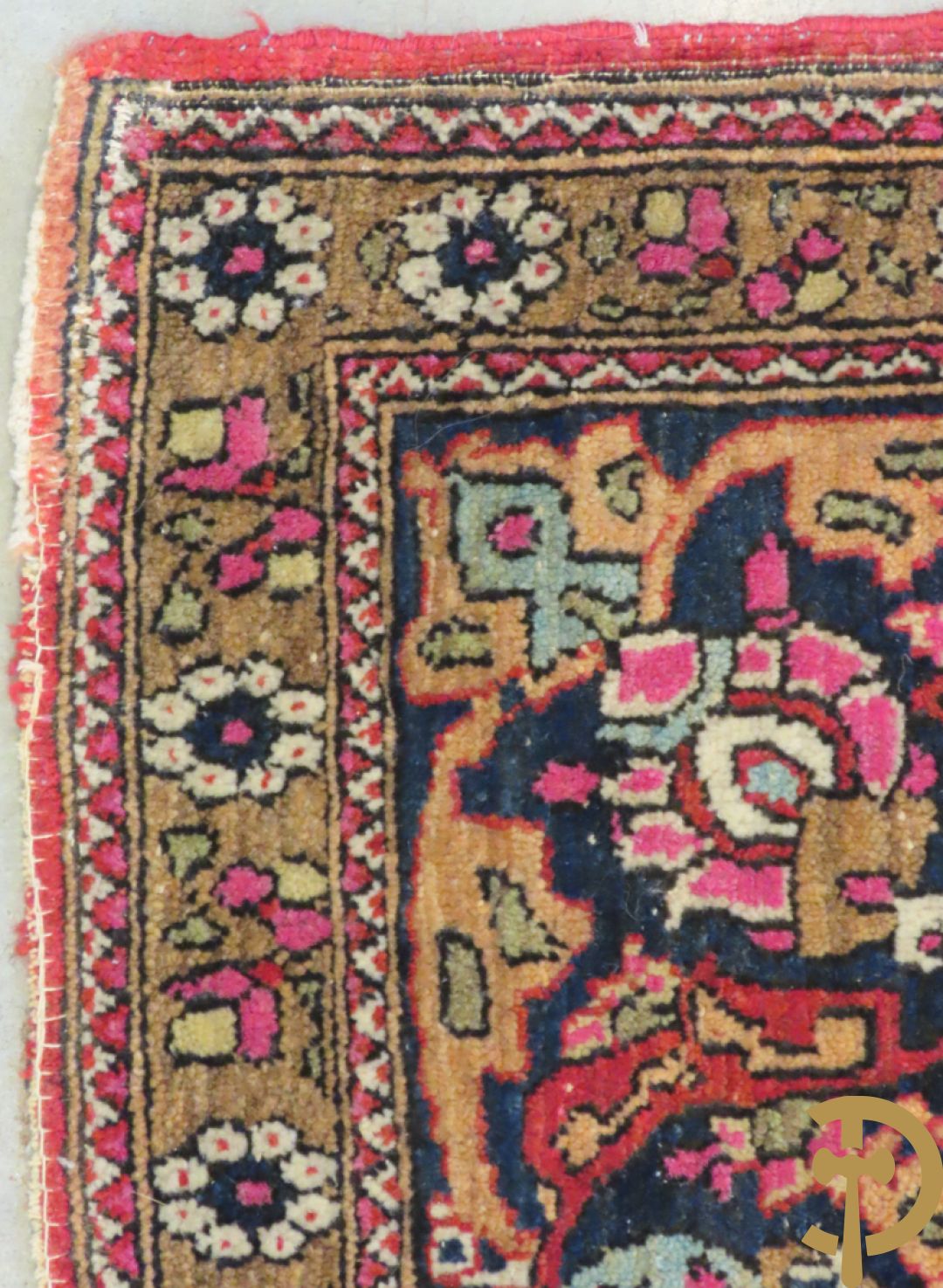 Perzisch handgeknoopt tapijt Ispahan, vroeg 20e