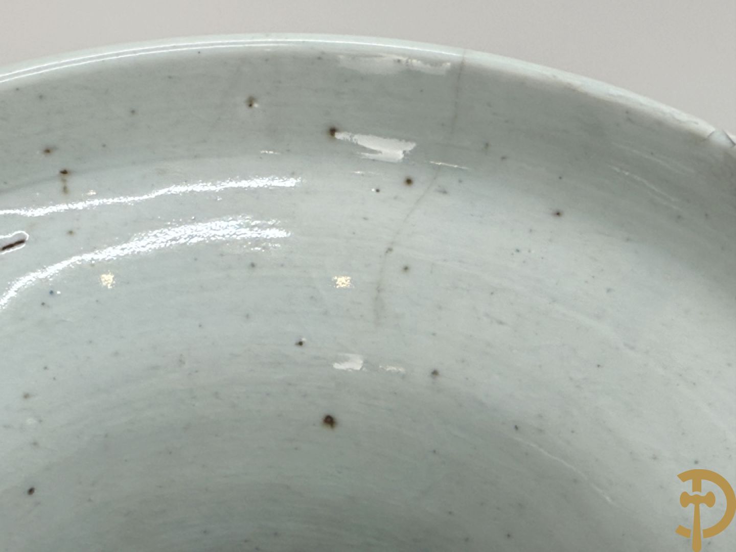 Paar Chinese porseleinen blauw/wit vazen met bloemendecor