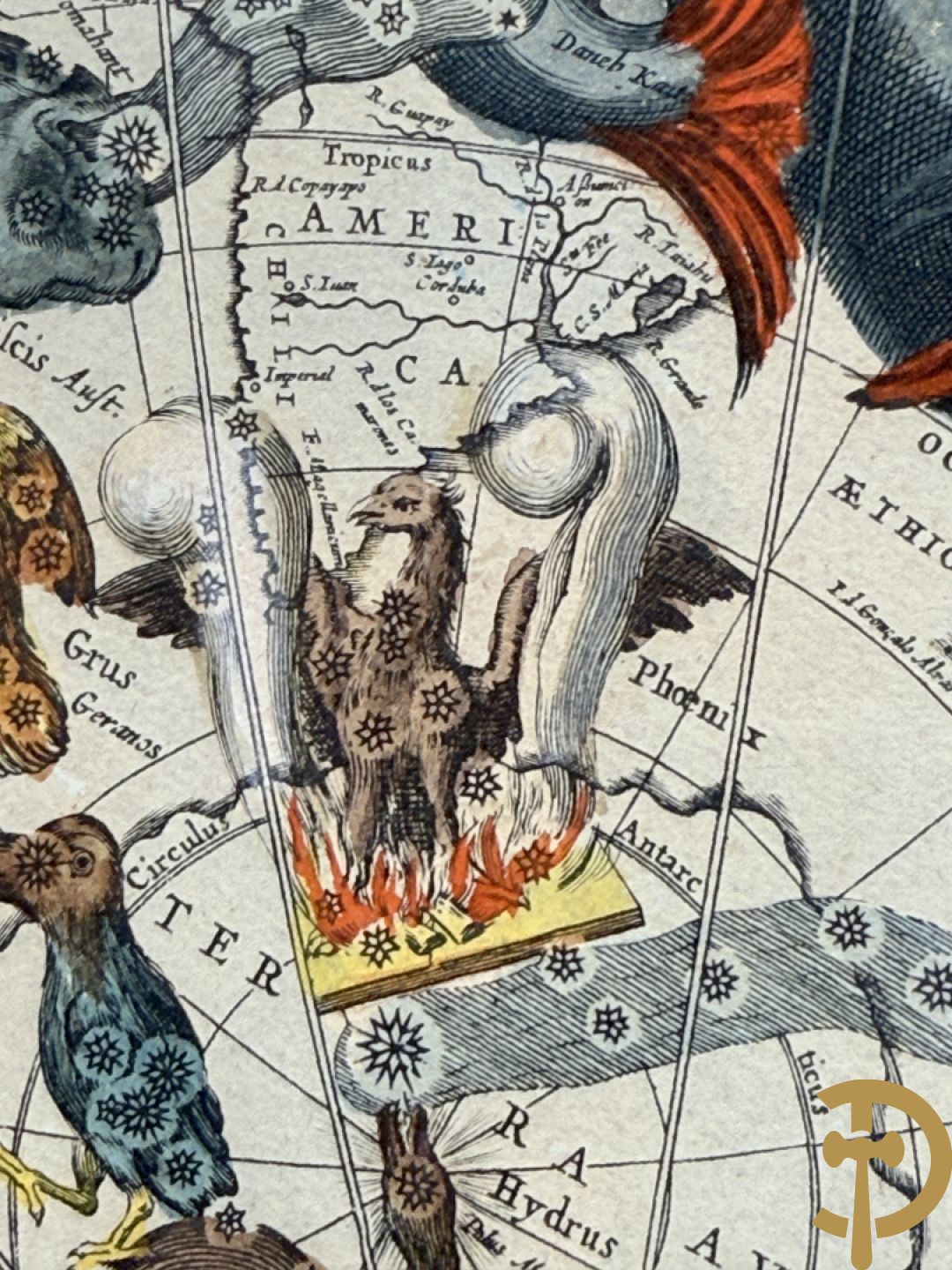 HONDIUS Hendricus 1661 getekend 