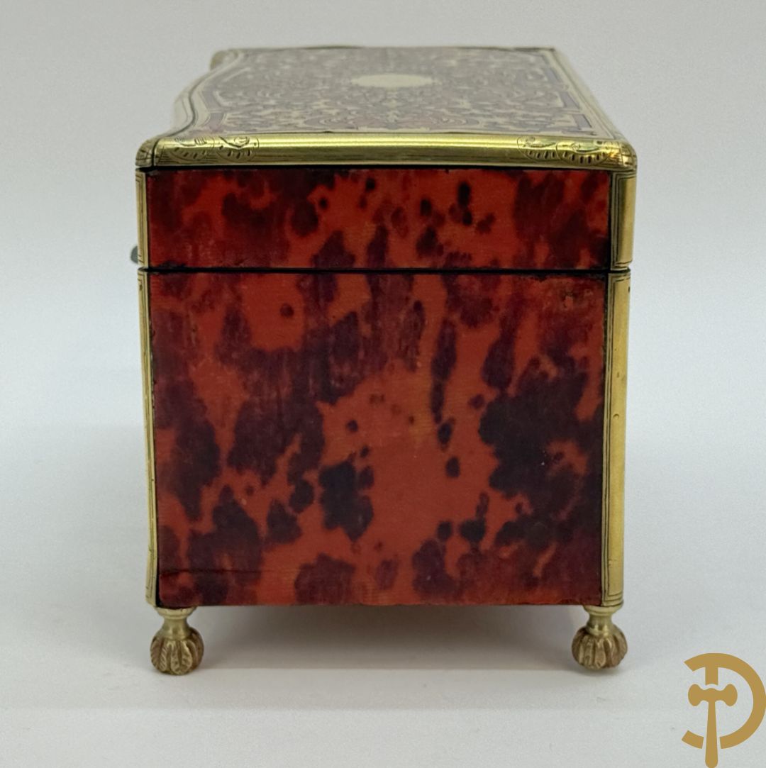 Theebox met koper en schildpad, Napoleon III