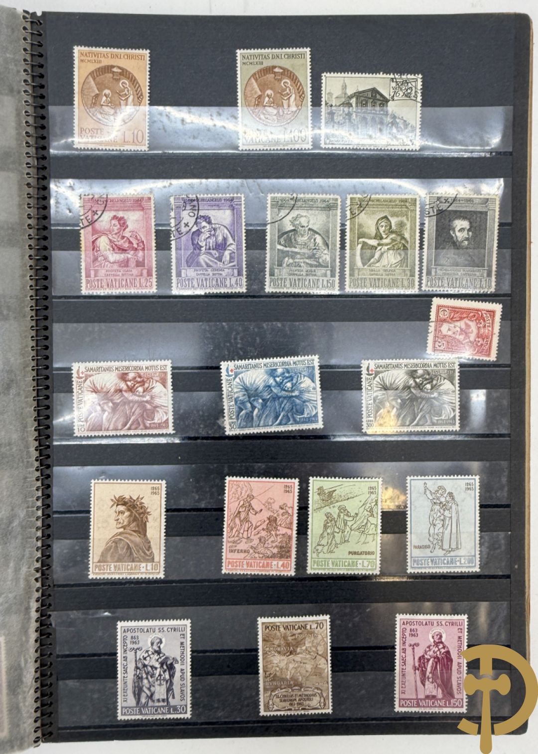 10 postzegelalbums van o.a. Duitsland, Congo, België, ... - Heel divers met veel zeldzame zegels