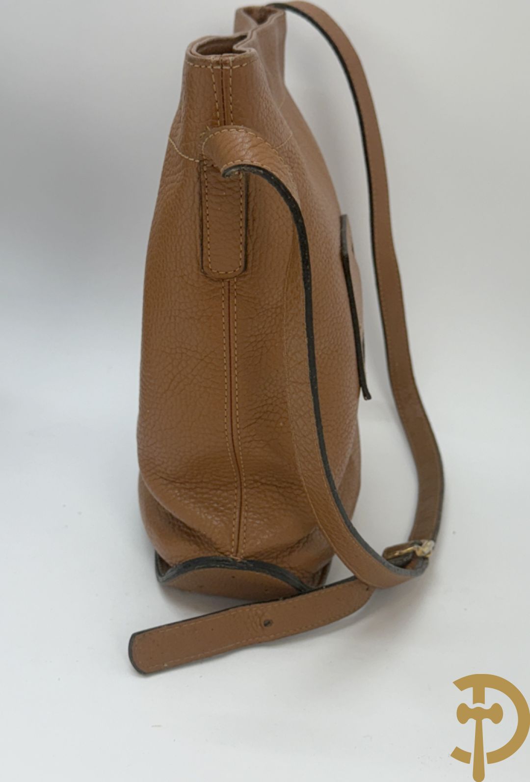 Zwarte en cognackleurige replica Delvaux handtassen